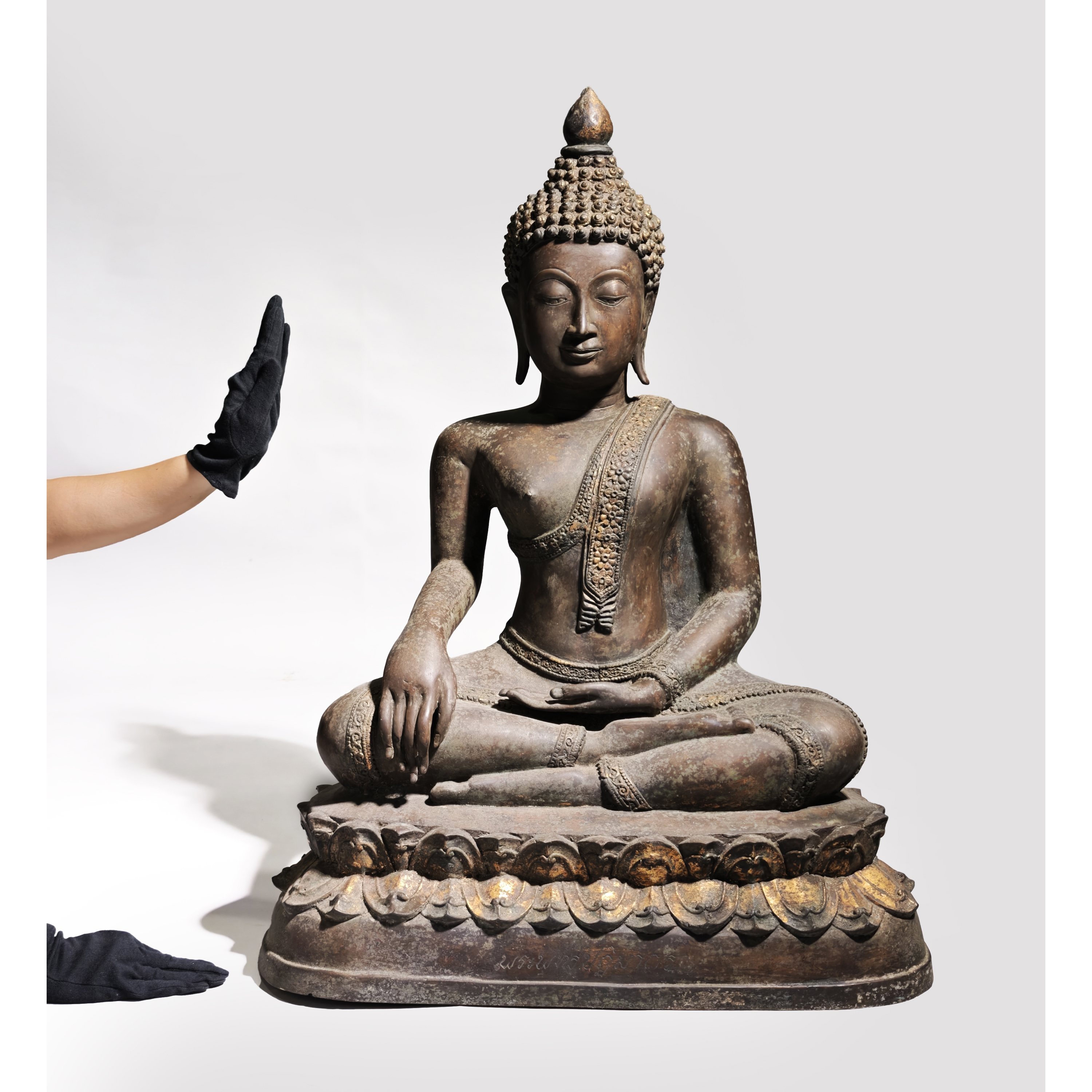 清倉古代中亞銅釋迦牟尼佛造像重25.6kg 內地絕對無法運送(EH-EACY08)JI