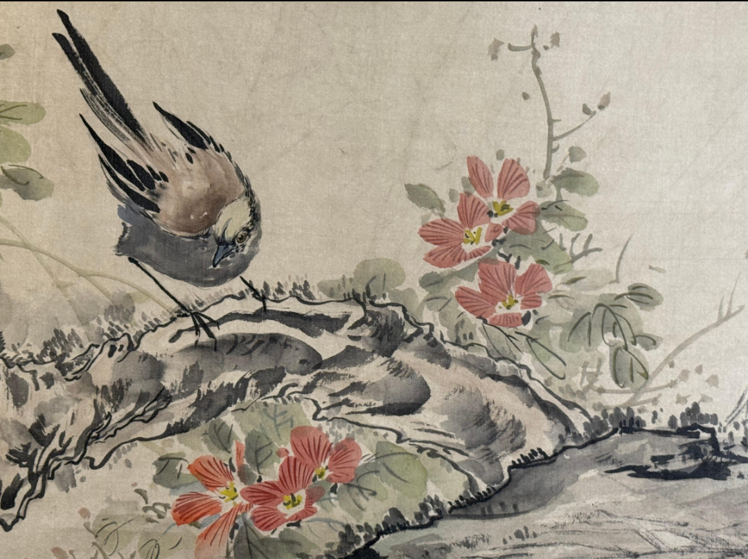 煙波龍 花鳥圖 明其文藝- 花鳥圖江介- 補破網藝術文物拍賣