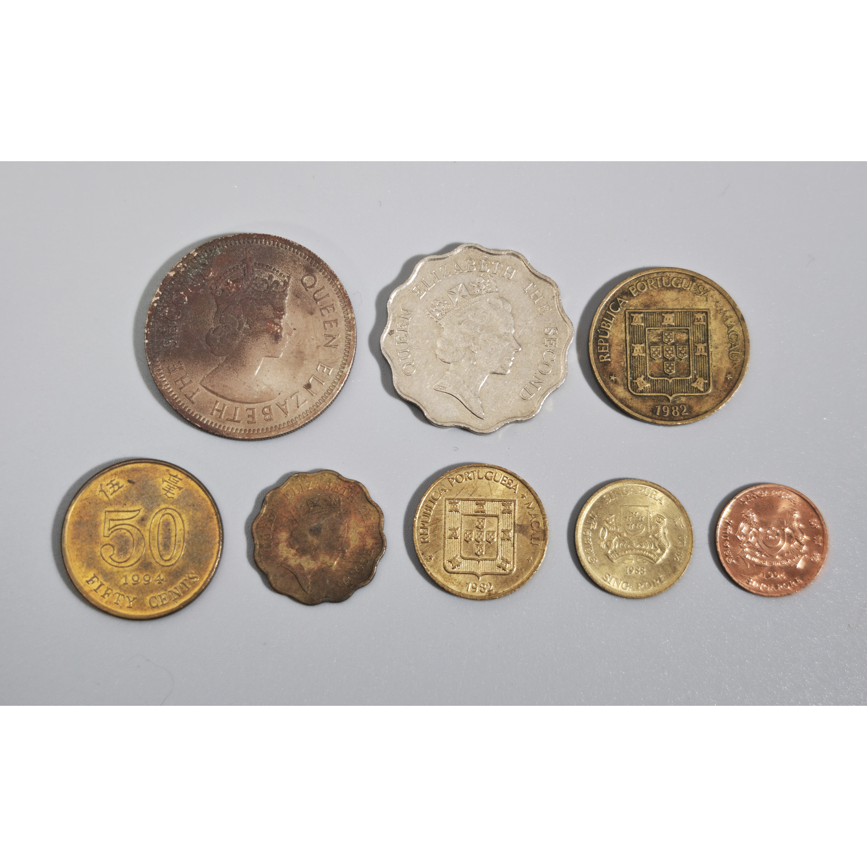 山海經拍賣-福袋(不提供查驗貨整批帶走打包須付費) 早期澳幣港幣5元2元等等28枚(MQ-LACZ11) NG - 補破網藝術文物拍賣