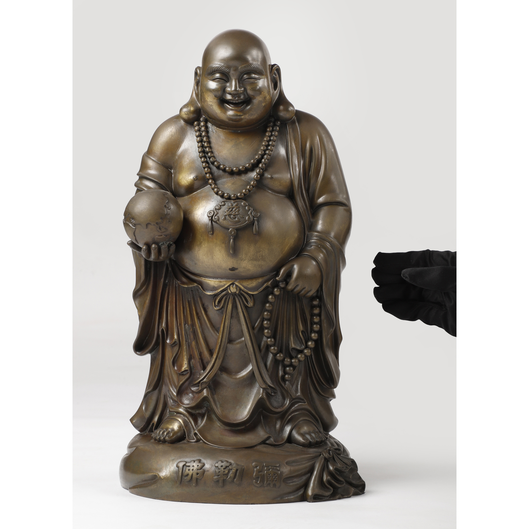 仏像，古董，珍藏，古銅製撒金，鎮宅，辟邪，古美術品，高2⃣️9⃣️cm，重3⃣️5⃣️0⃣️0⃣️克 仏像，古董，珍藏，古銅製撒金，鎮宅，辟邪，古美術品，高2⃣️9⃣️cm，重