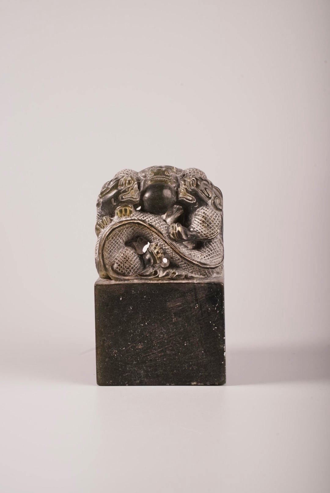 晴好走廊 古玉 龍鈕玉印 ME2636 - 補破網藝術文物拍賣