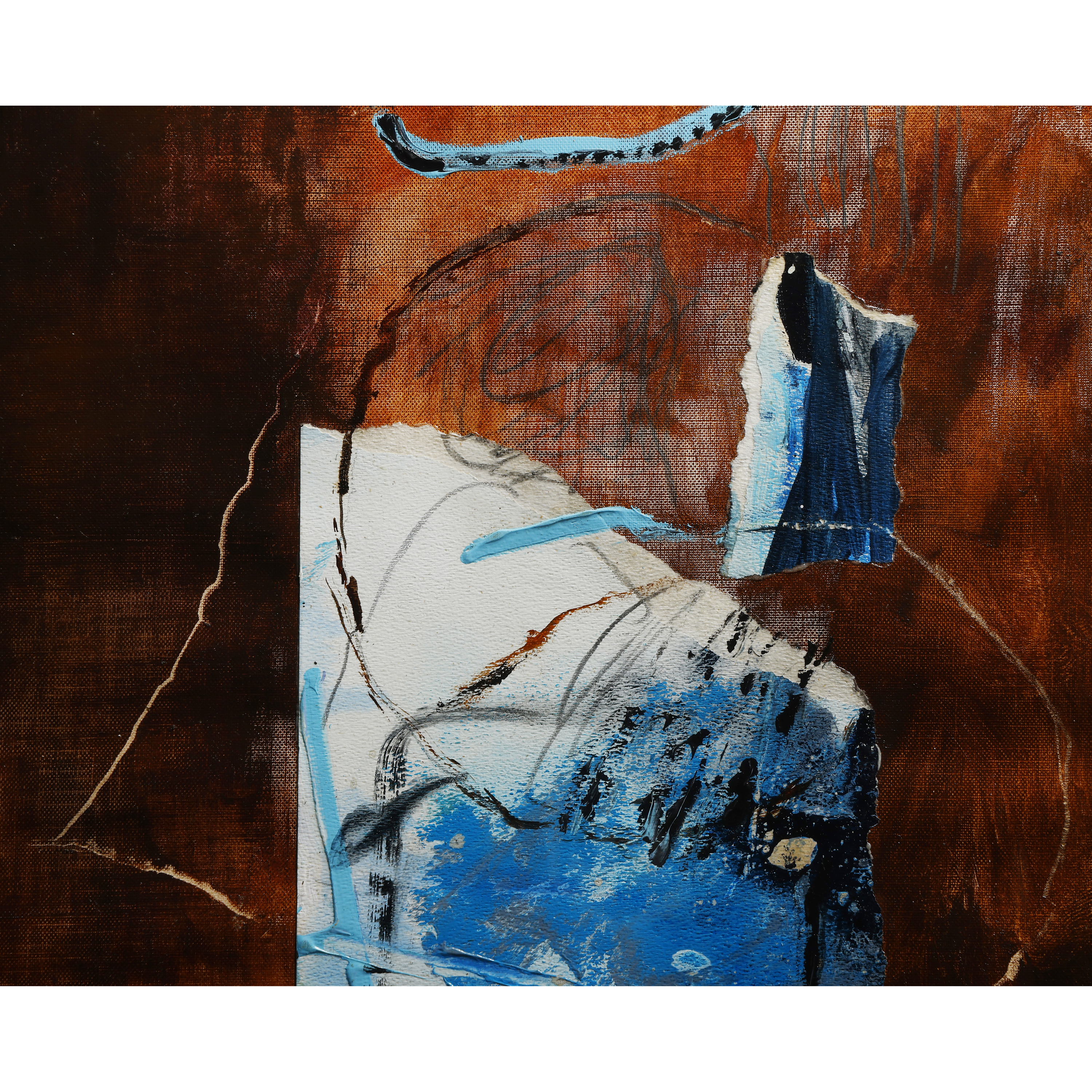 二拍)山海經拍賣-莊喆油畫(壓克力) 山重奏12F(MO-SAMA04KH)II - 補破網