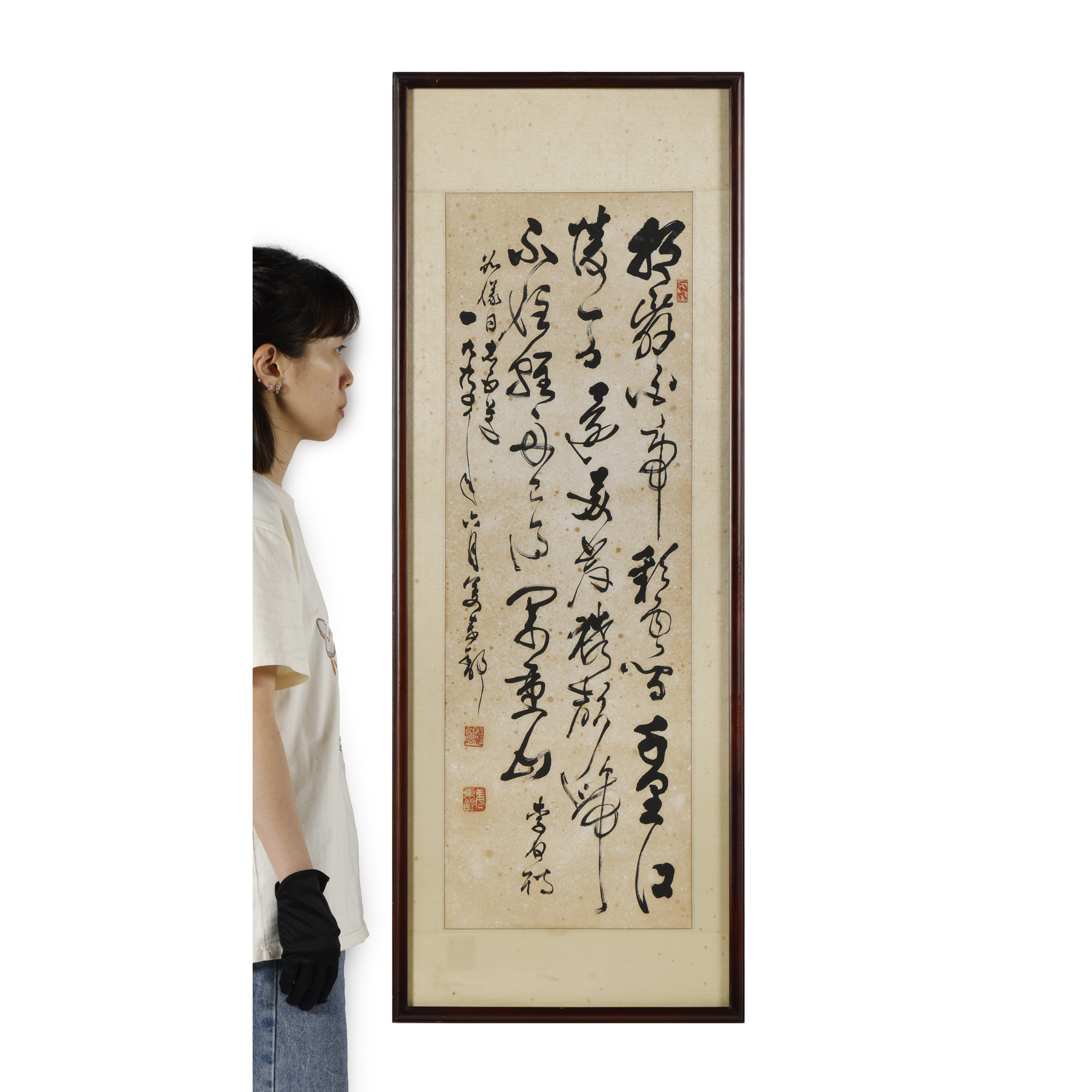 上海拍場-早期名家書法立軸朝辭白帝 姜東舒（SHO-JAAH14K1）CC - 補