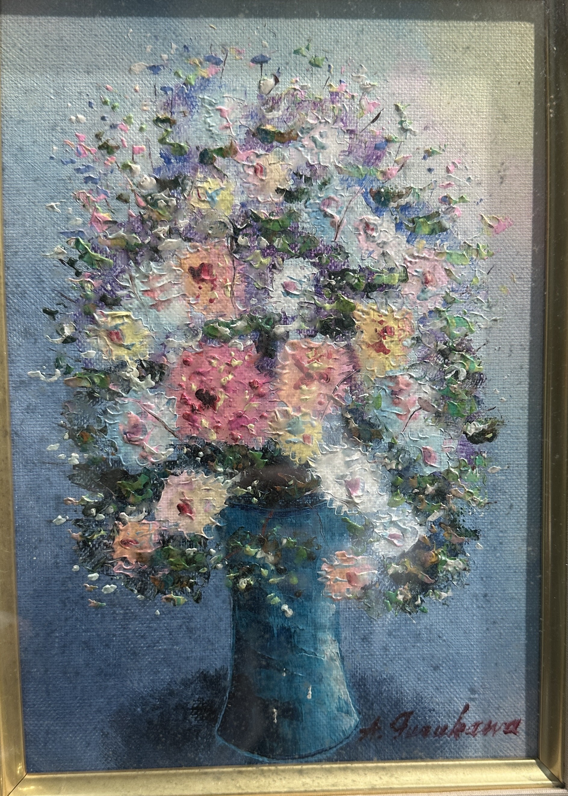 古川明雄 野の花 古川明雄 野の花 Yahoo!オークション - 真作 古川明雄 油彩「野の花