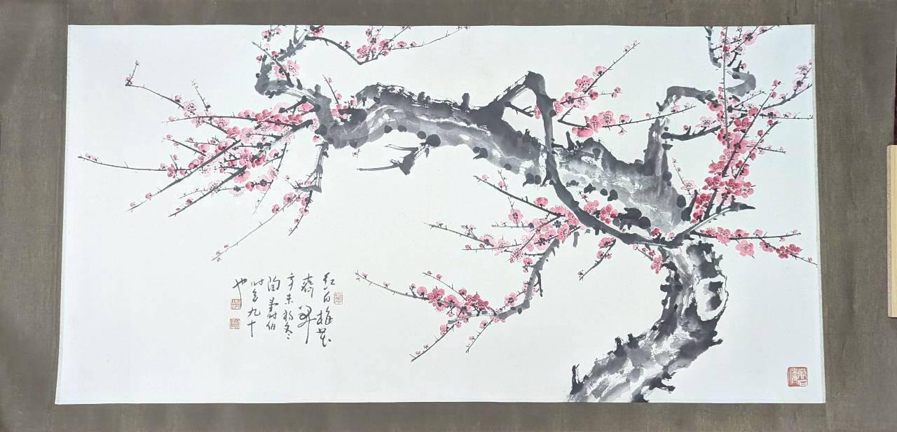 普普來亂晴好走廊陶壽伯梅花XI063 - 補破網藝術文物拍賣