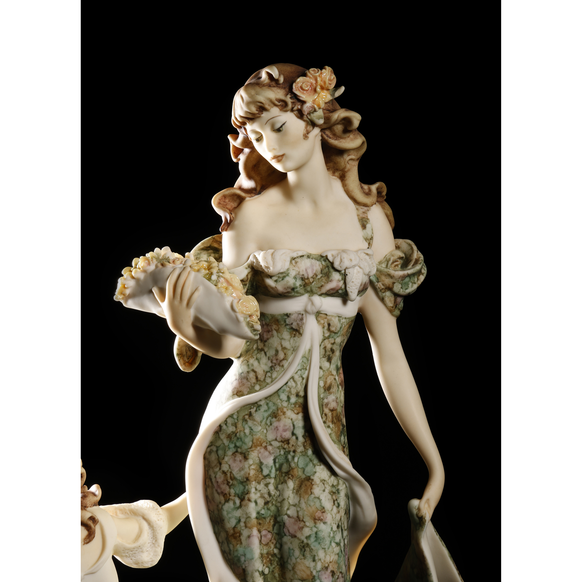 A*s様 象牙風彫刻 女性像　約40cm A*s様 象牙風彫刻 女性像 約40cm A*s様 象牙風彫刻 女性像 約40cm