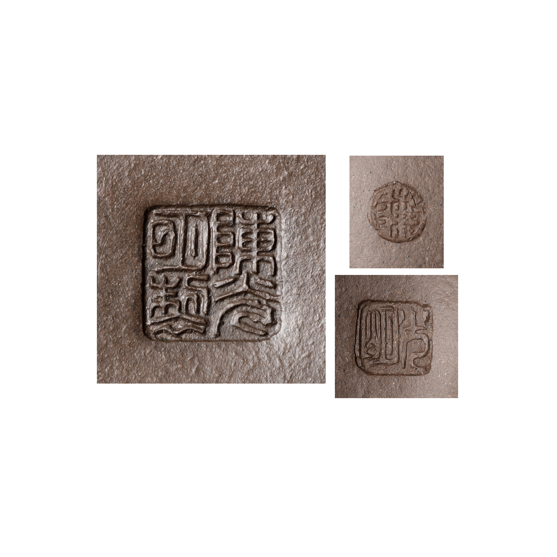 東方拍賣-早期宜興名家紫砂壺(貼塑) 陳光明(EQ-FAAG03)WL - 補破網藝術