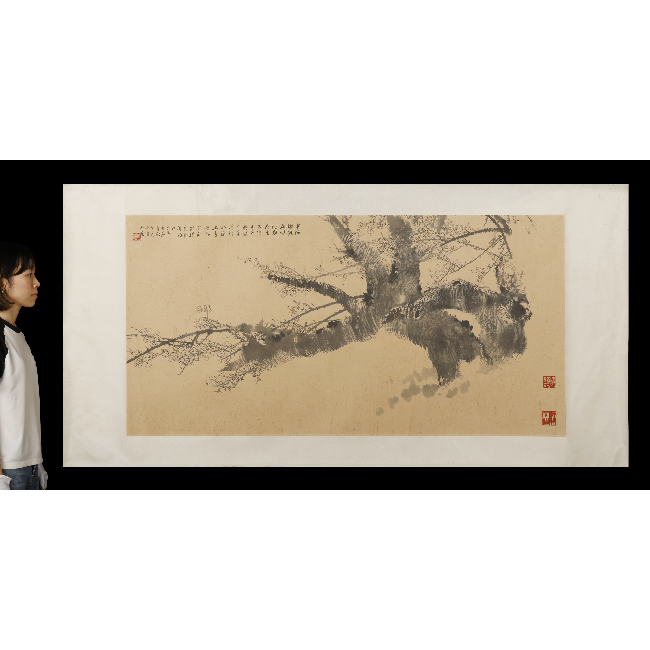 廖忠愷 書法 玖隆蕭松和挖寶網K》木框廖繼敏詩滁州西澗詩句書法字(22823