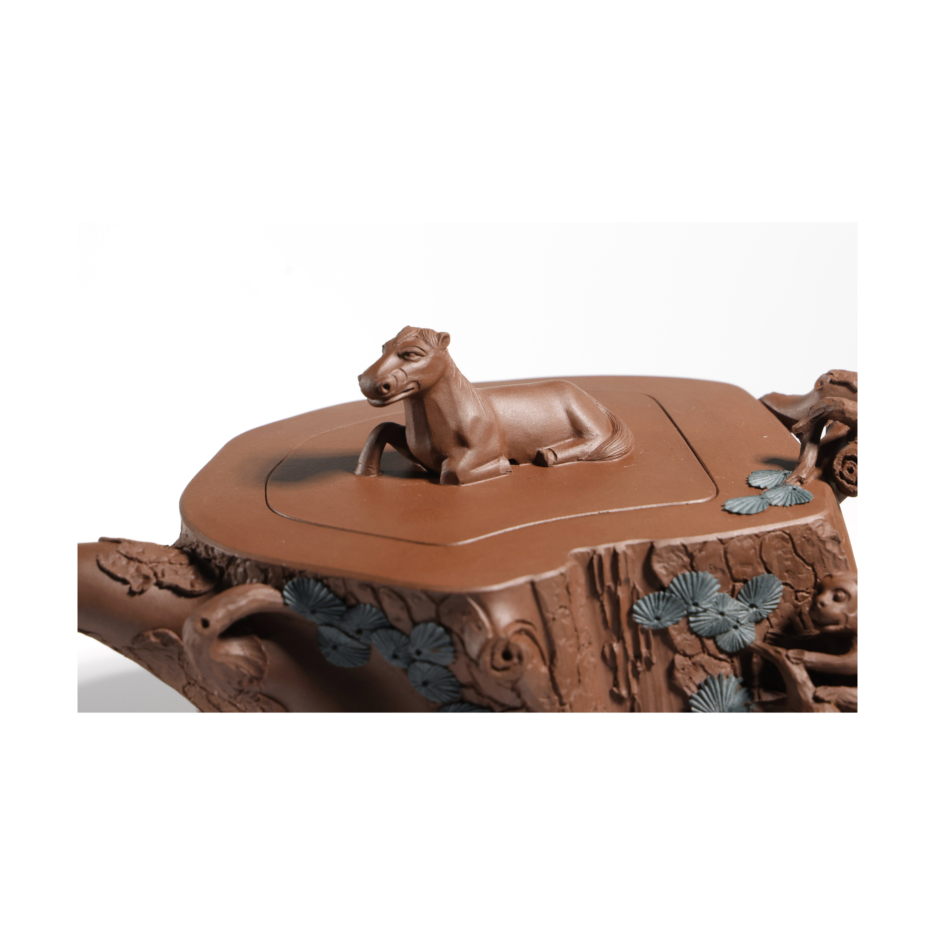 精品專拍江建祥紫砂壺(貼塑) (DEA-GAKY07S)MM - 補破網藝術文物拍賣