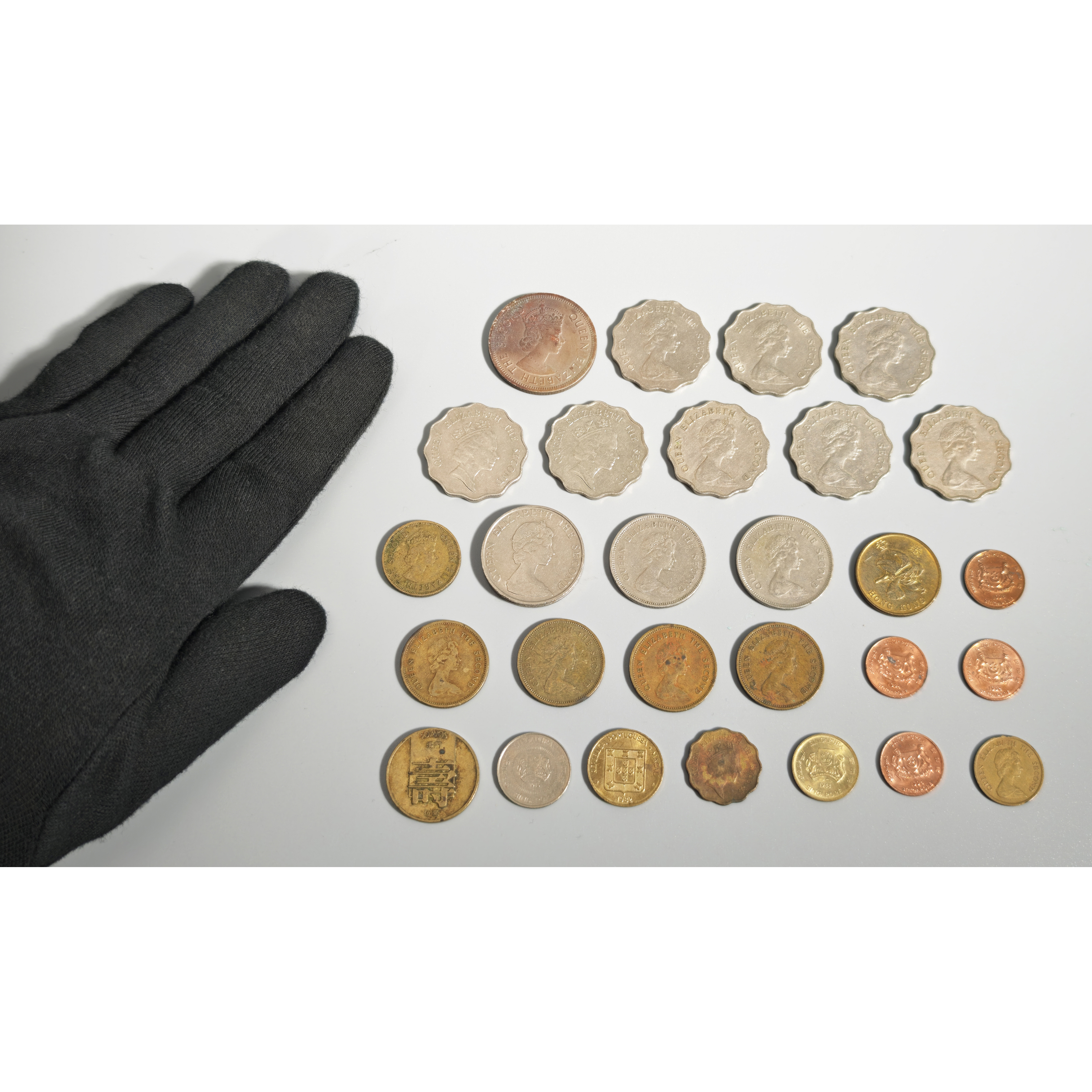 山海經拍賣-福袋(不提供查驗貨整批帶走打包須付費) 早期澳幣港幣5元2元等等28枚(MQ-LACZ11) NG - 補破網藝術文物拍賣