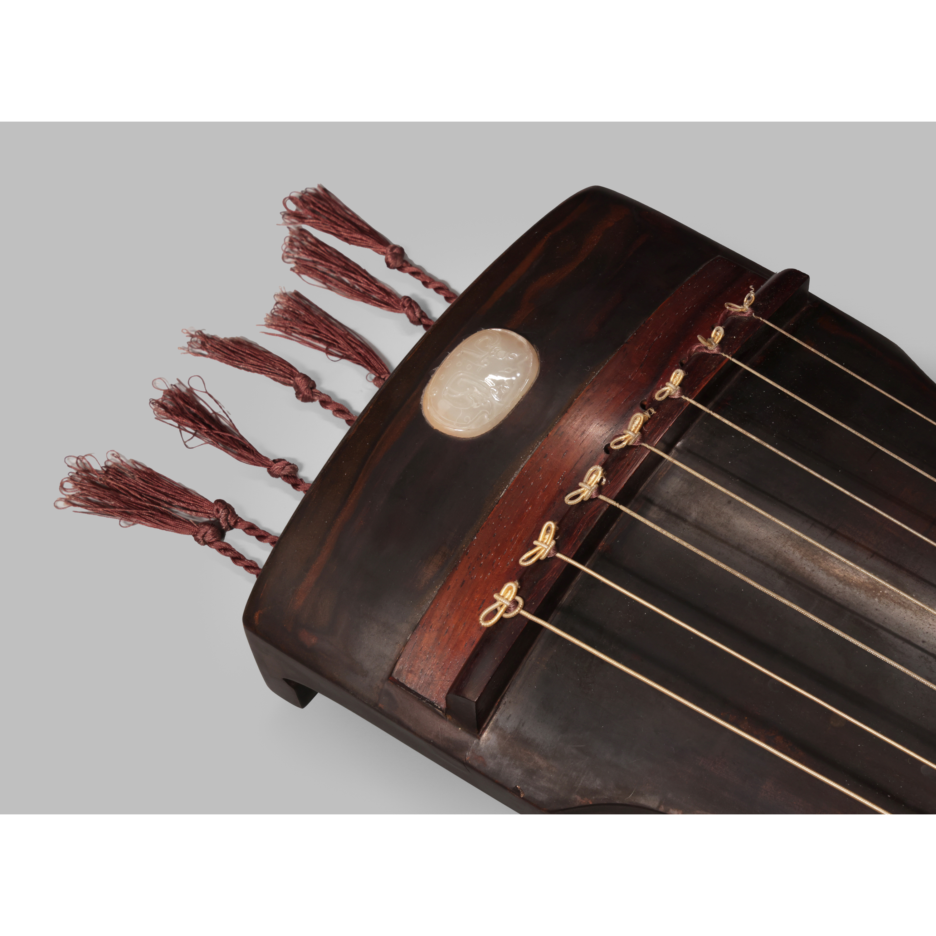 東方拍賣-早期名家製琴仲尼式古琴夏林余(三省齋)(EH-SAMZ05)PP - 補破