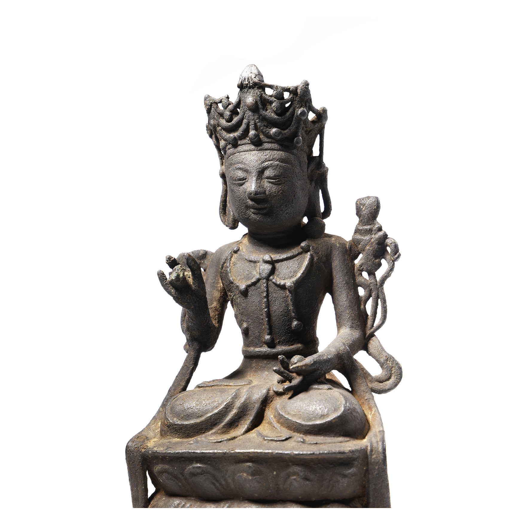 沈芯海 觀音圖 千手觀音與門神，作品完成照片。 非常感謝客人一路上的信任與