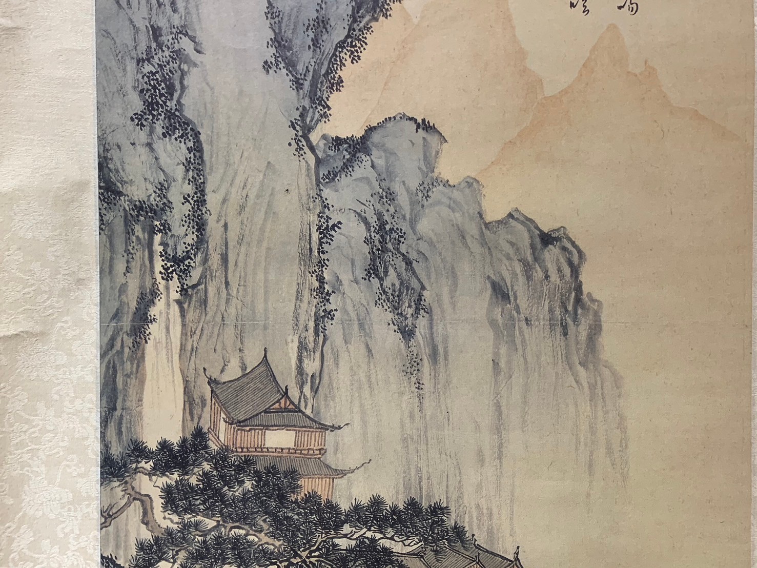 晴好走廊- 早期歷史博物館故宮高清複製溥心畬李士達印本- 補破網藝術