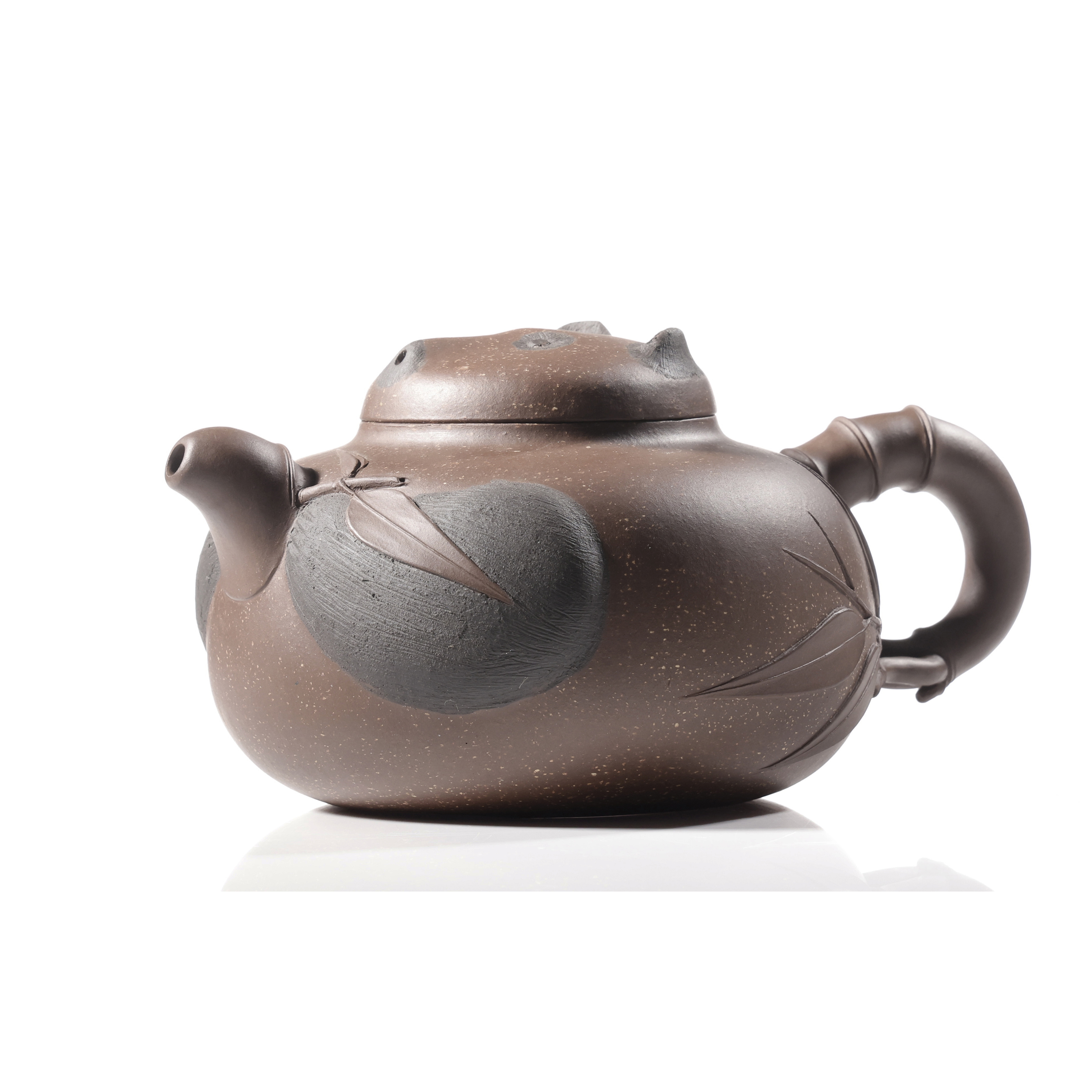 精品專拍高雪峰紫砂壺(貼塑) (DMA-SAKY15S) KJ - 補破網藝術文物拍賣