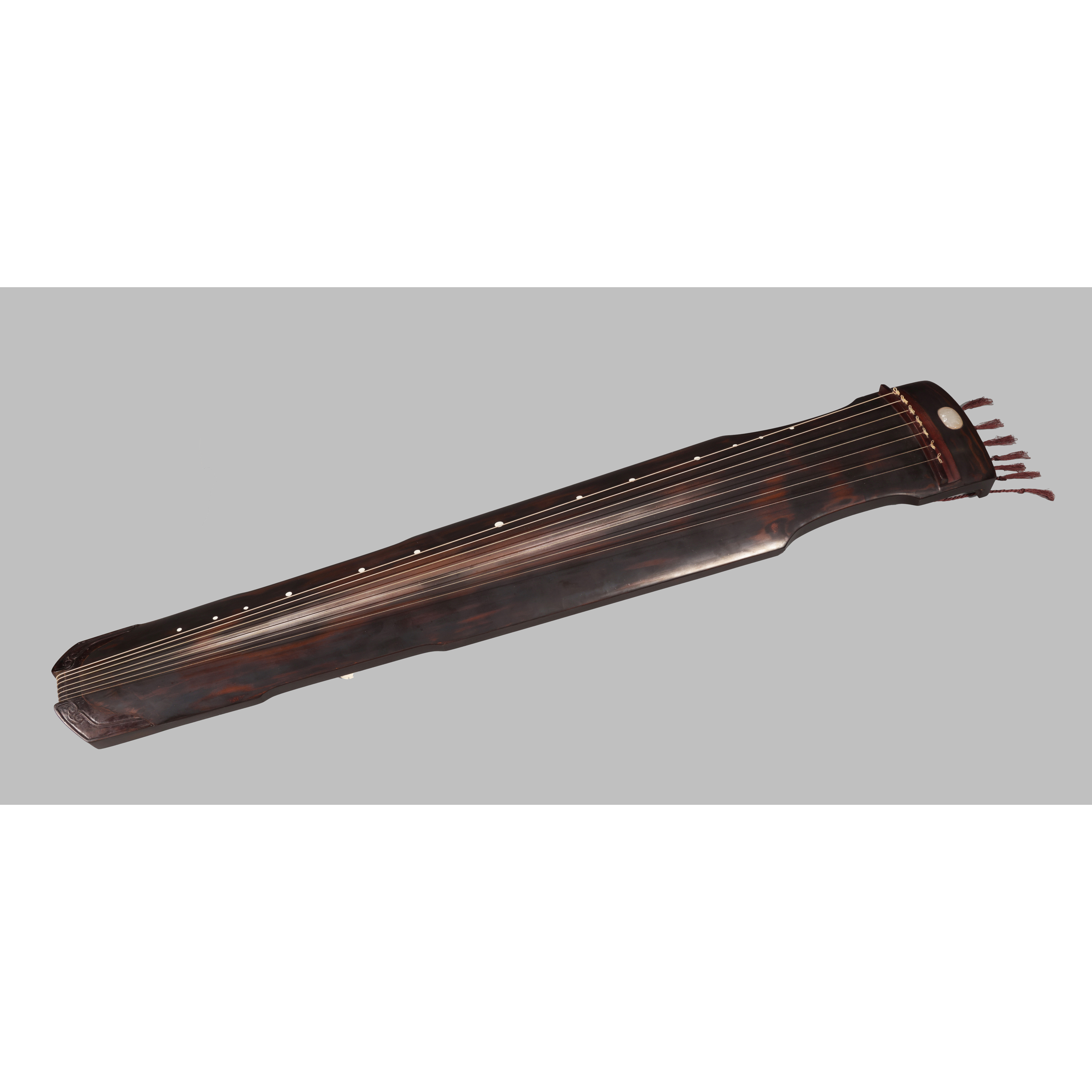 東方拍賣-早期名家製琴仲尼式古琴夏林余(三省齋)(EH-SAMZ05)PP - 補破