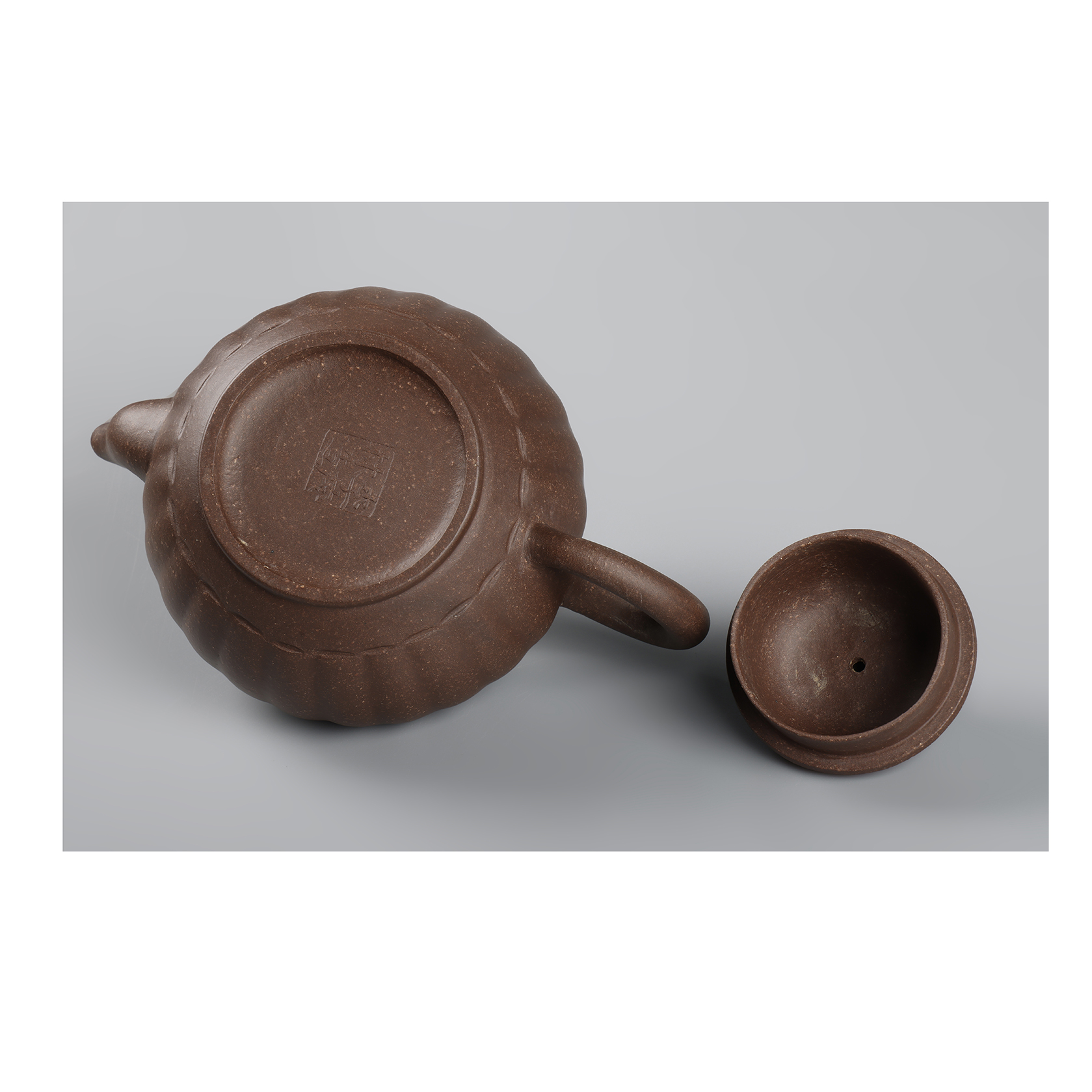 陽羨之風老件宜興紫砂壺(揉砂) 款李茂林全部一元起拍(MQ-YABB14