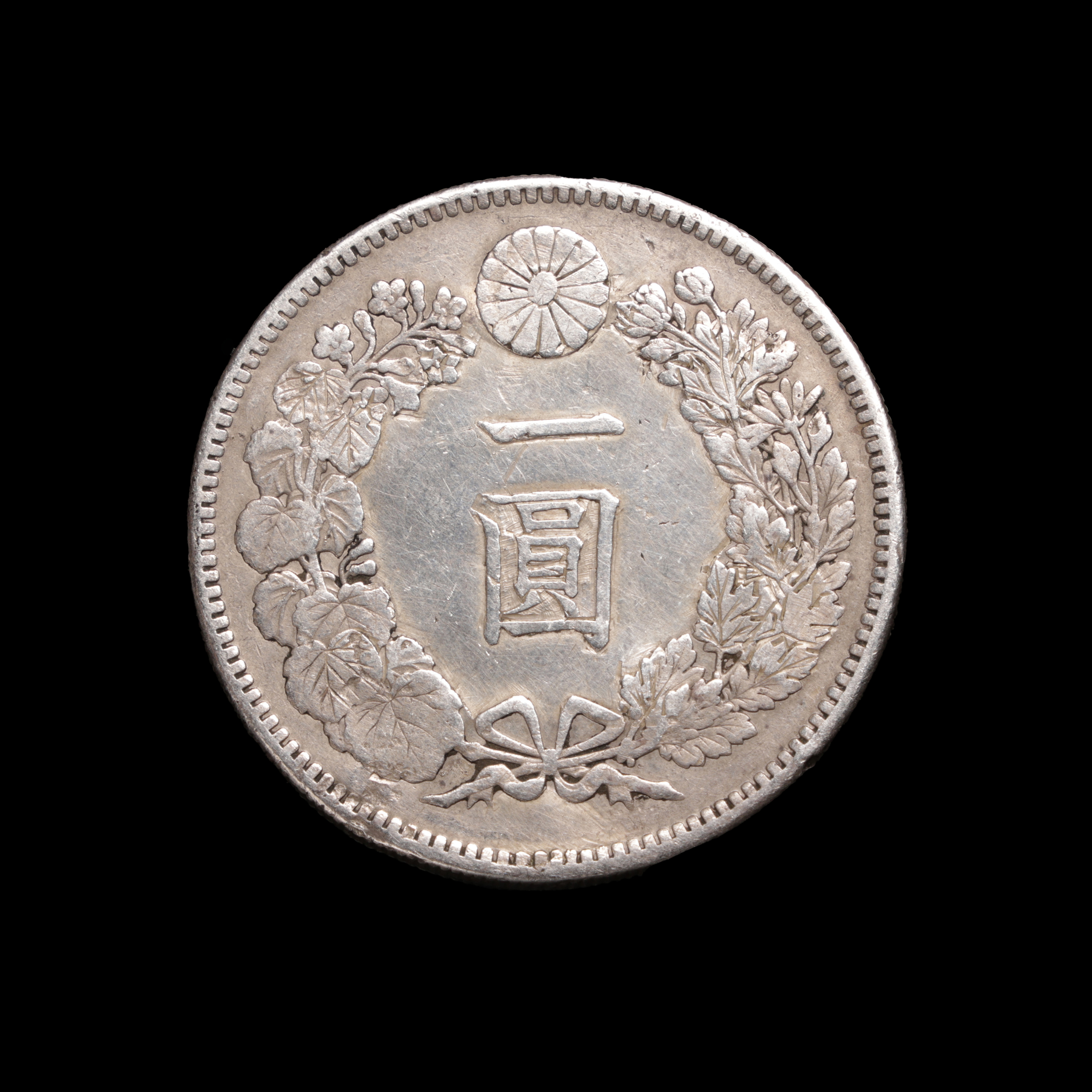 東方拍賣-明治28年日本龍銀一圓銀幣1枚重27g (EQ-BADE06P)GS