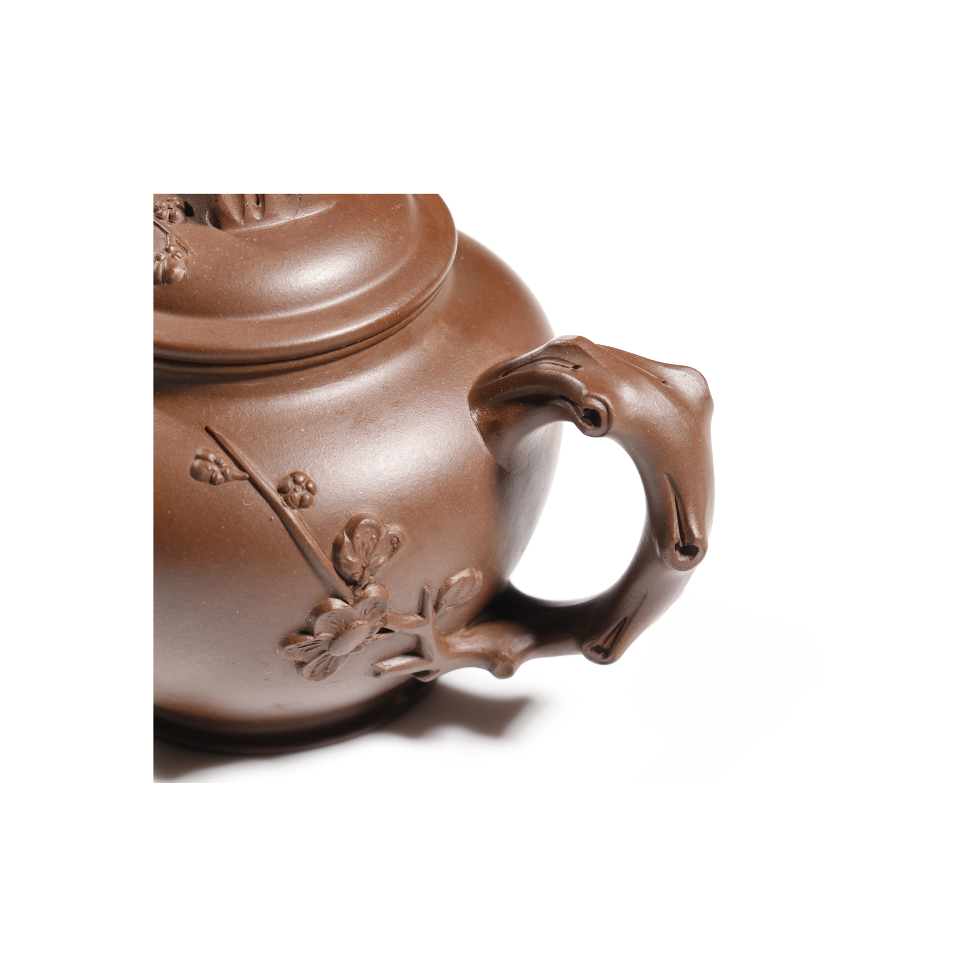 上海拍場-早期宜興名家紫砂壺(堆塑) 曹婉芬(SHA-WAJM19) II - 補破網