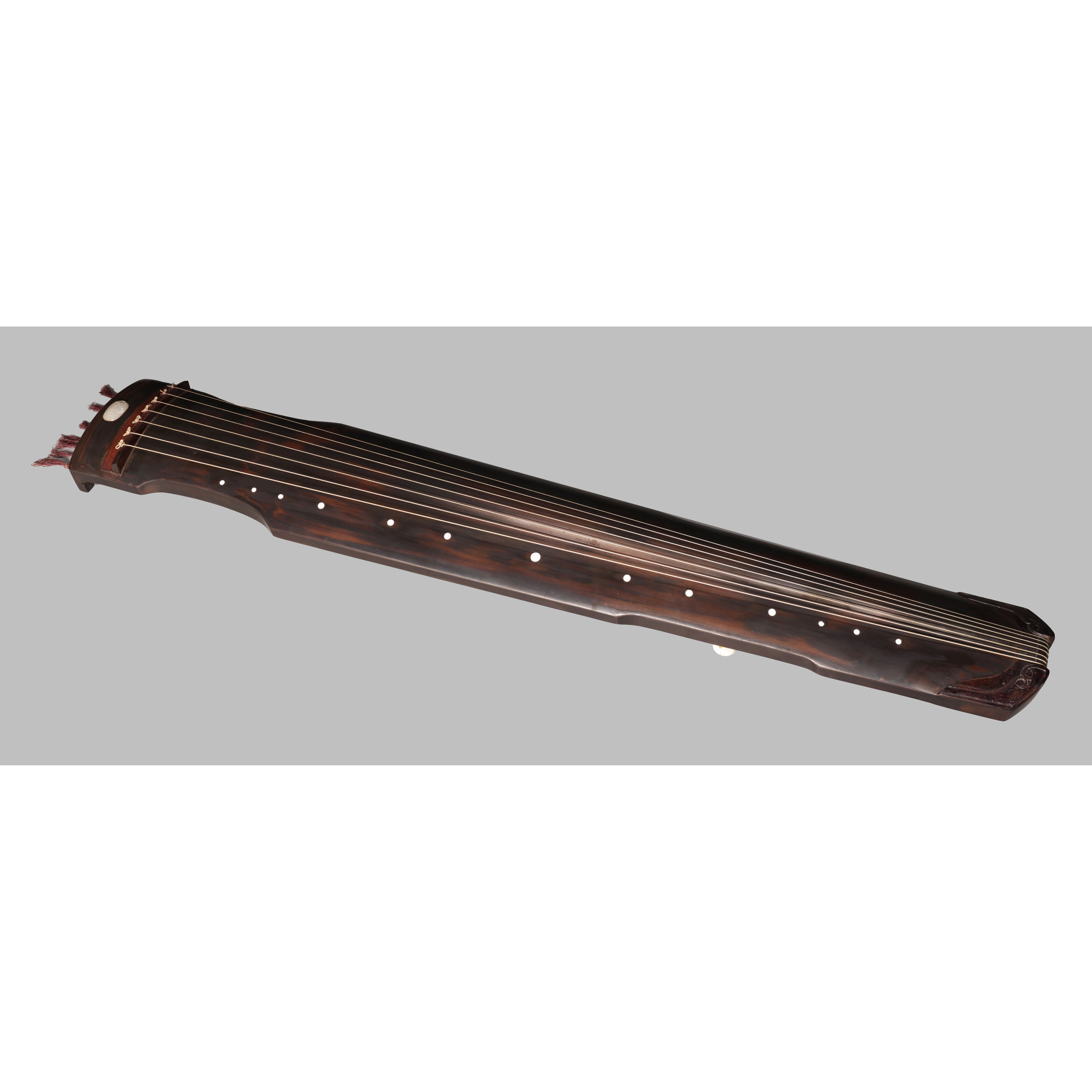 東方拍賣-早期名家製琴仲尼式古琴夏林余(三省齋)(EH-SAMZ05)PP - 補破