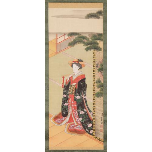 版画　作者不詳　サイン有　ジクレー　江の島　逸品　J192 高砂淳二 絵画 (版画/キャンバスジクレー) seal（アザラシ