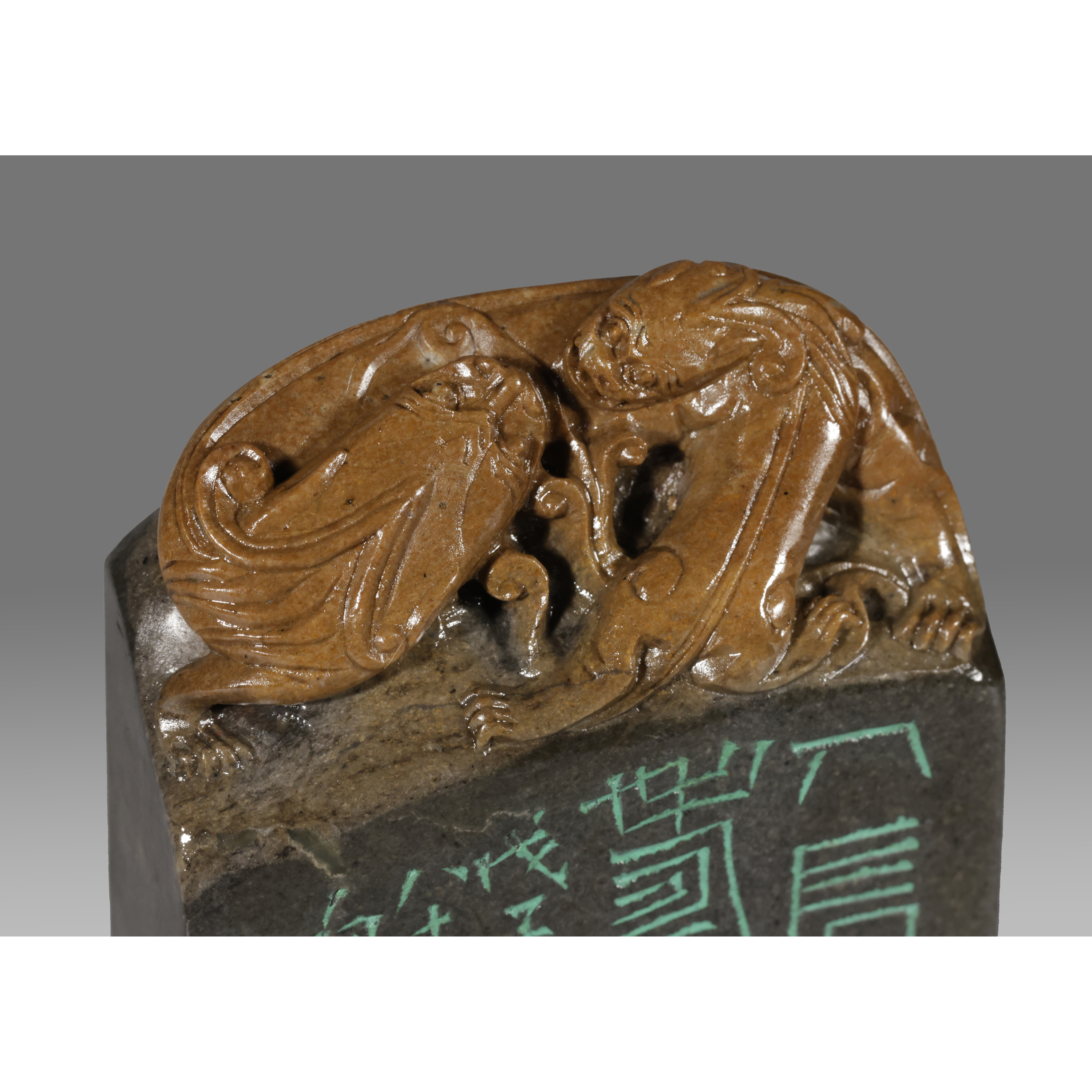 經典專拍齊白石篆刻人長壽閒章印（壽山石）重250.2g(EA-GAOJ05Y)II
