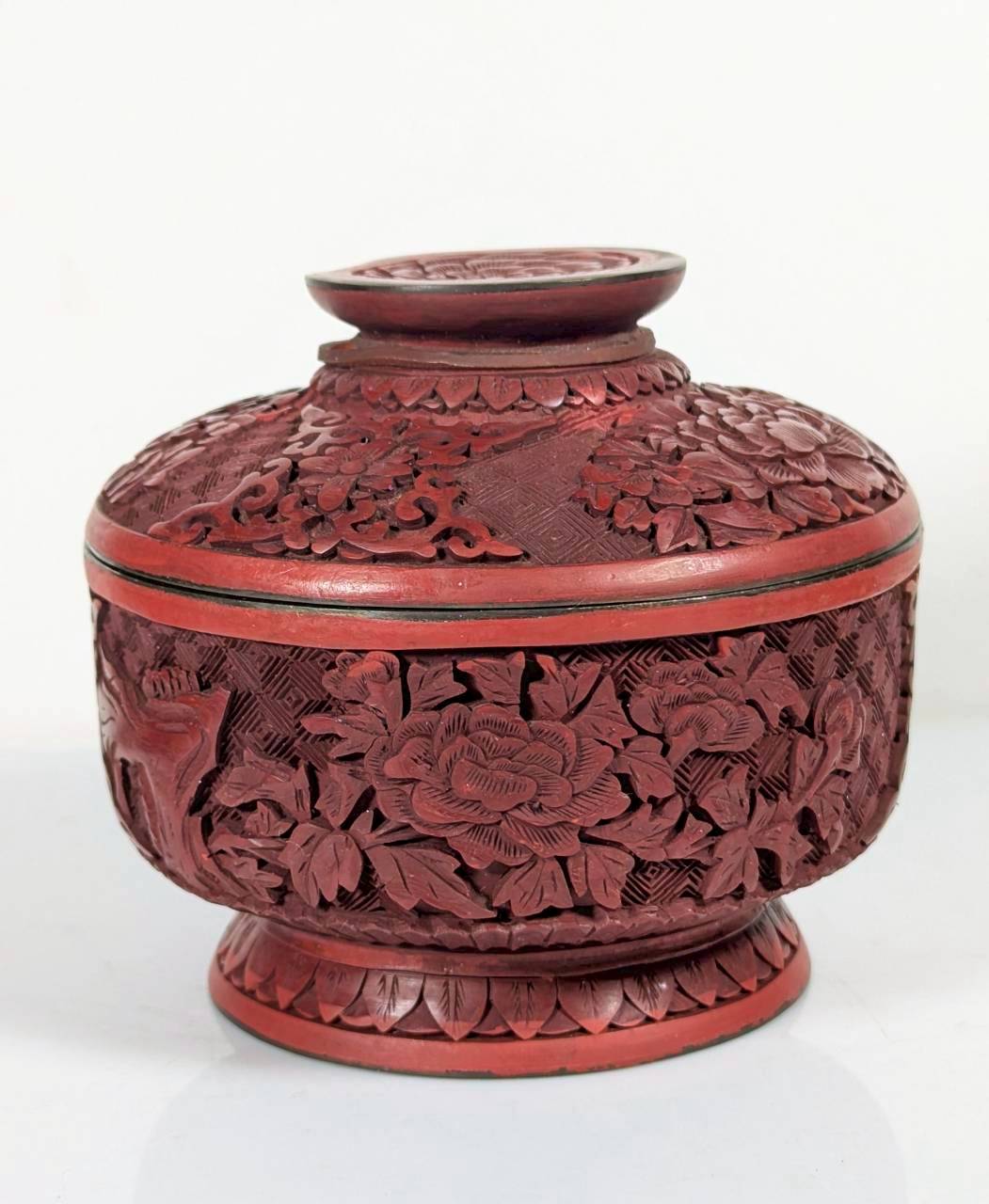 晴好走廊創匯期北京雕漆廠銅胎剃紅漆器蓋盒(KF096) - 補破網藝術文物拍賣 晴好走廊創匯期北京雕漆廠銅胎剃紅漆器蓋盒(KF096) - 補破網藝術文物拍賣