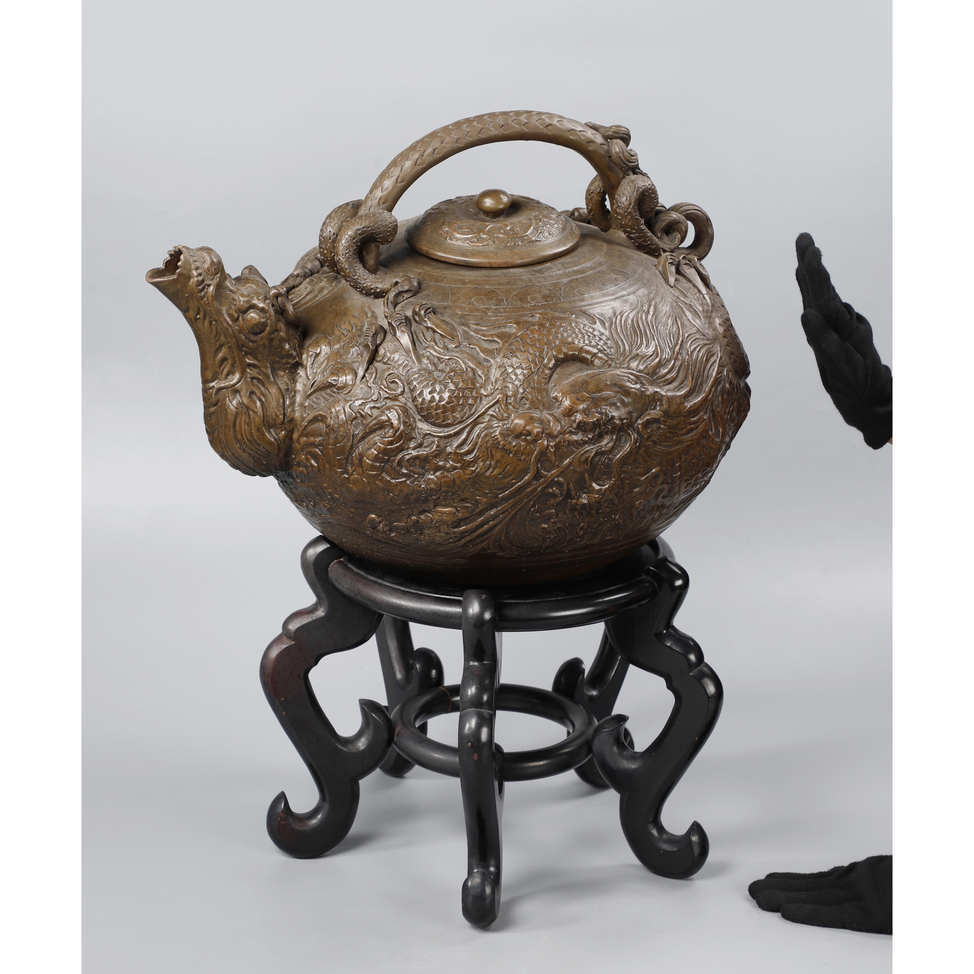 古置物，古燭台，古董品，極細工，古美術高14.5重140克 古置物，古燭台，古董品，極細工，古美術高14.5重140克