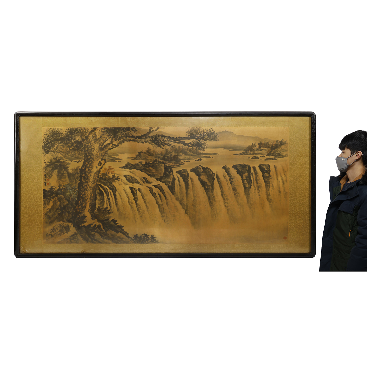 【 馬福祥 直筆書 】『大癡黃翁在勝國時以山水馳聲東』　20世紀初期 Huang Daozhou, Poems in Running Script | 黃道周行草自書詩十