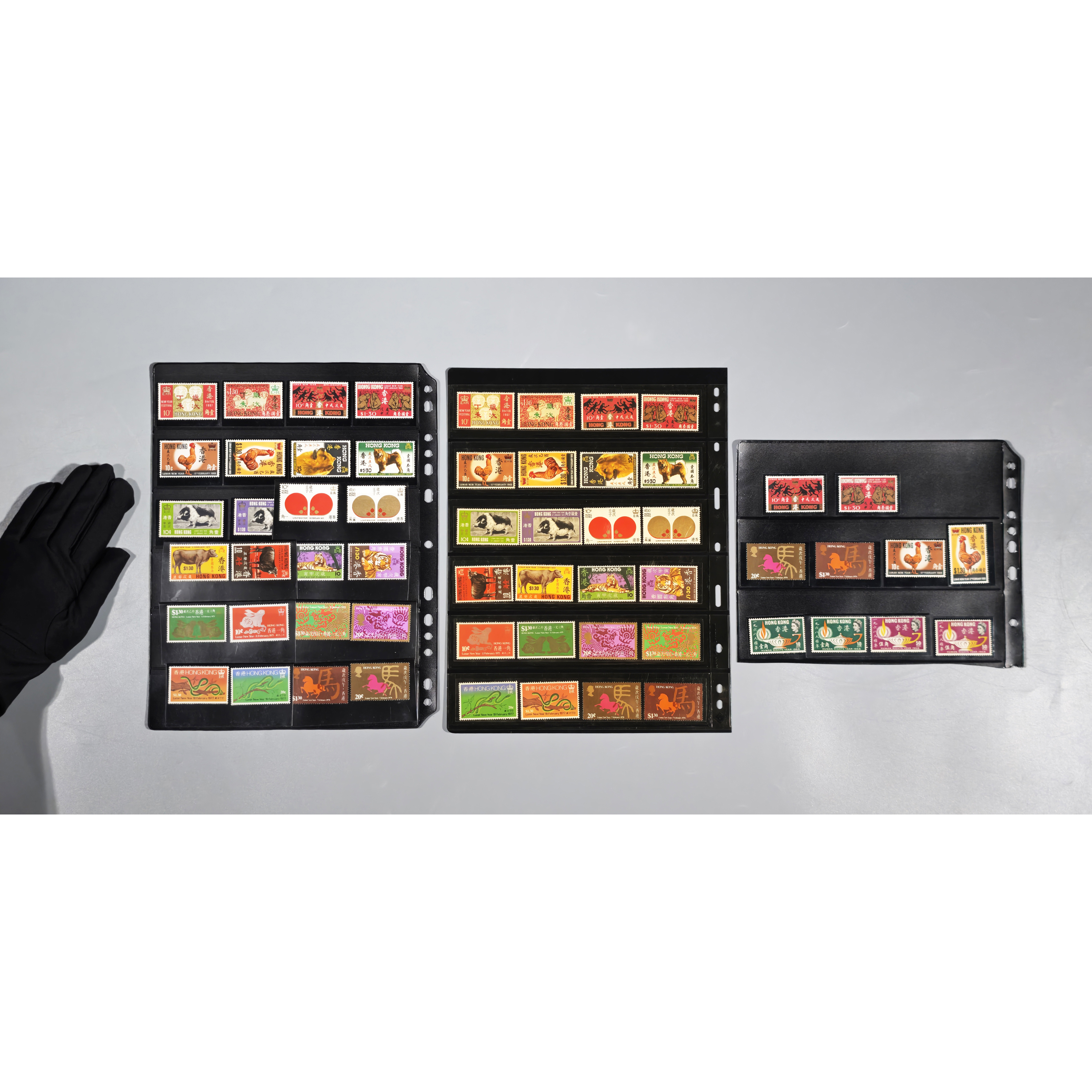 二拍)香港拍場- 60年代-70年代香港郵票甲寅虎年戊午馬年等等一批(HKQ-MADF04P)OS - 補破網藝術文物拍賣