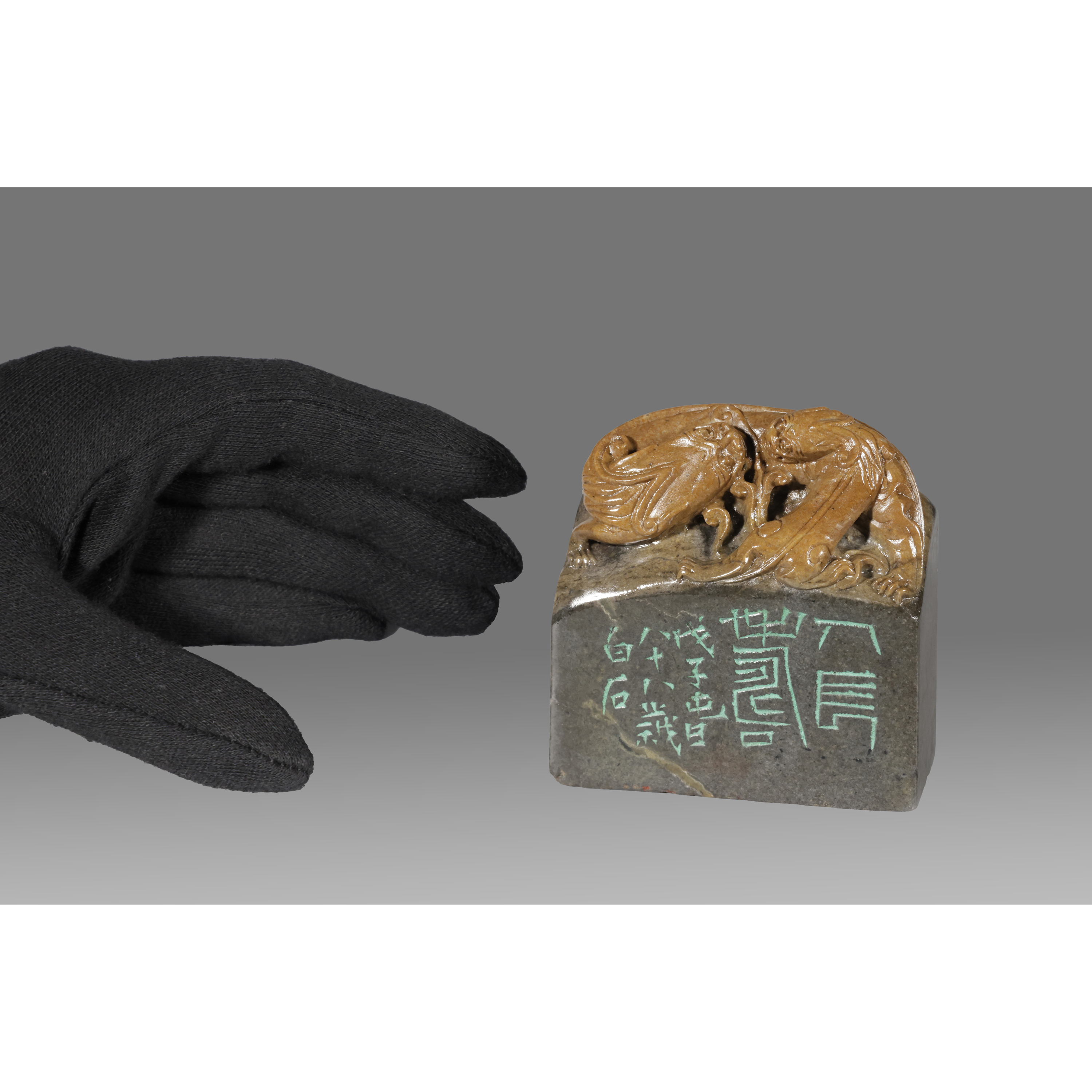 經典專拍齊白石篆刻人長壽閒章印（壽山石）重250.2g(EA-GAOJ05Y)II
